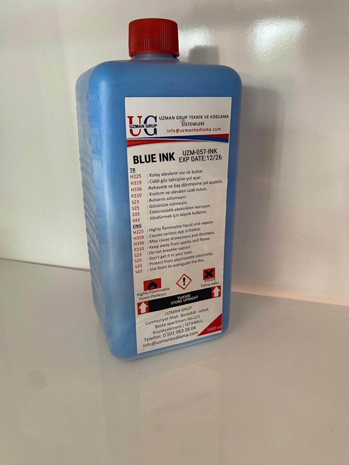 Alphajet mavi mürekkep